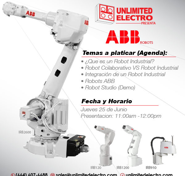 Webinar: ABB Robots | 25 de Junio 2020